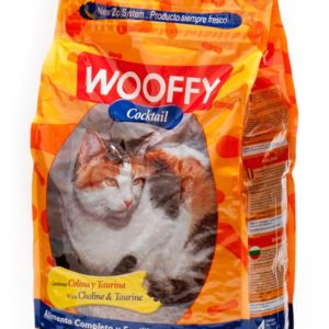 PIENSO WOOFFY NG GATOS COCKTAIL 4 KG